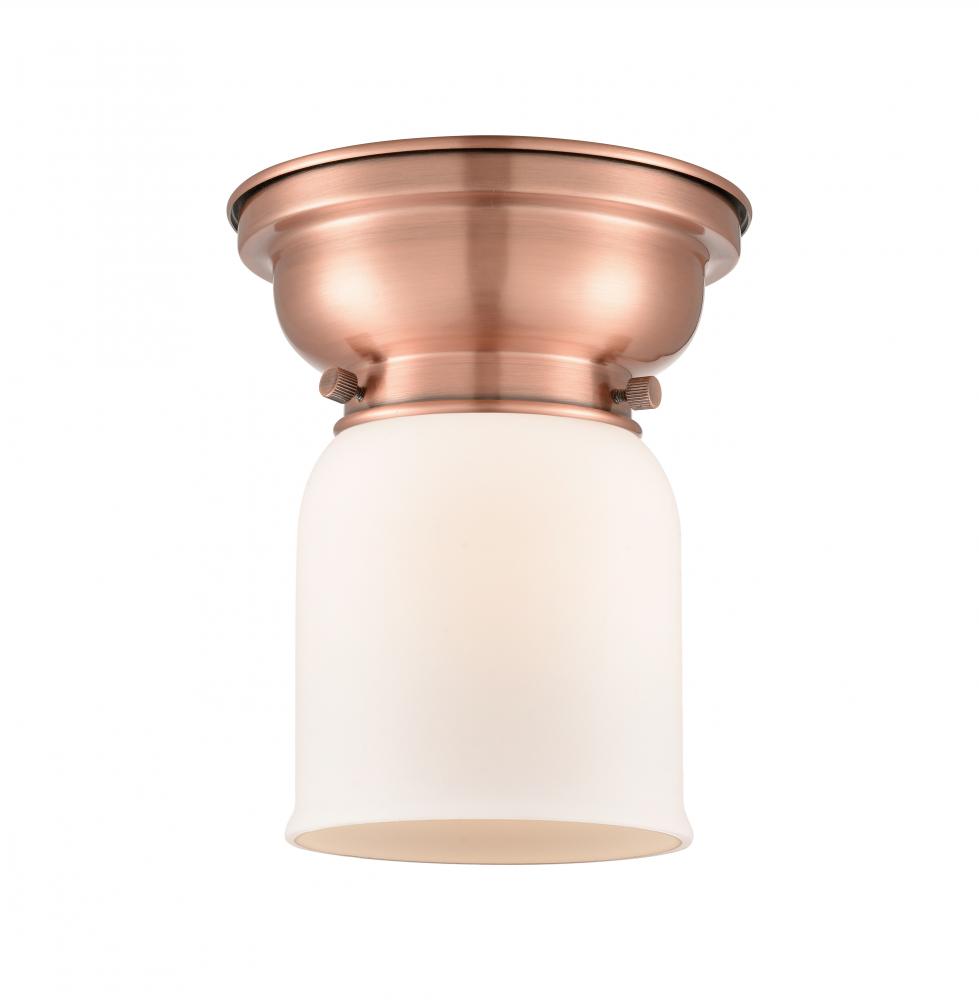 Bell - 1 Light - 6 inch - Antique Copper - Flush Mount