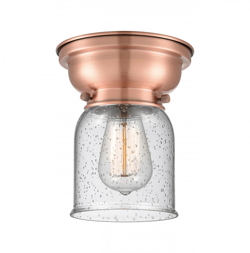 Bell - 1 Light - 6 inch - Antique Copper - Flush Mount