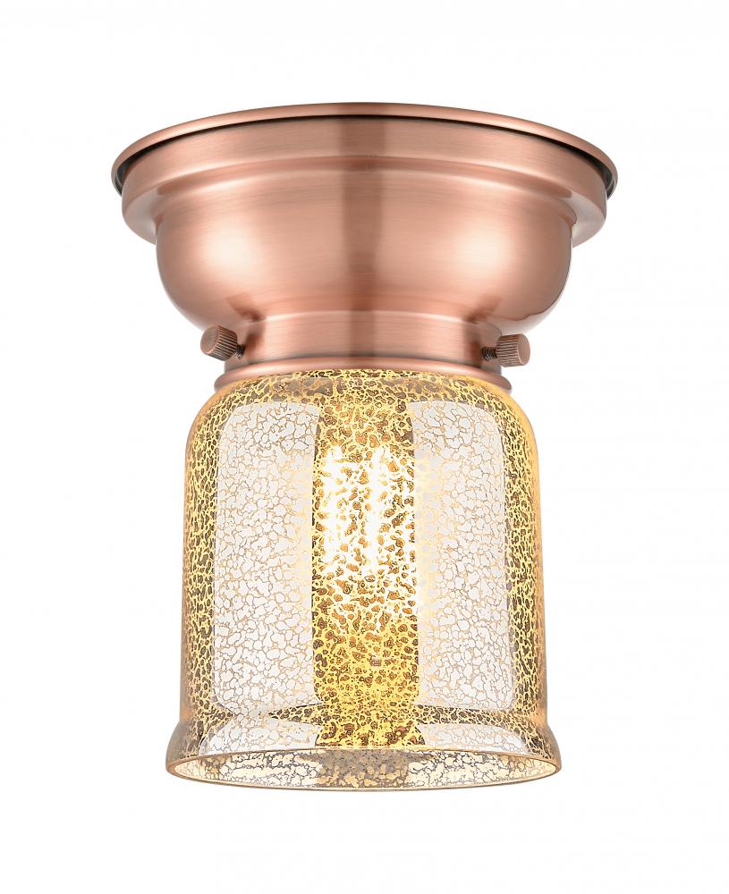 Bell - 1 Light - 6 inch - Antique Copper - Flush Mount
