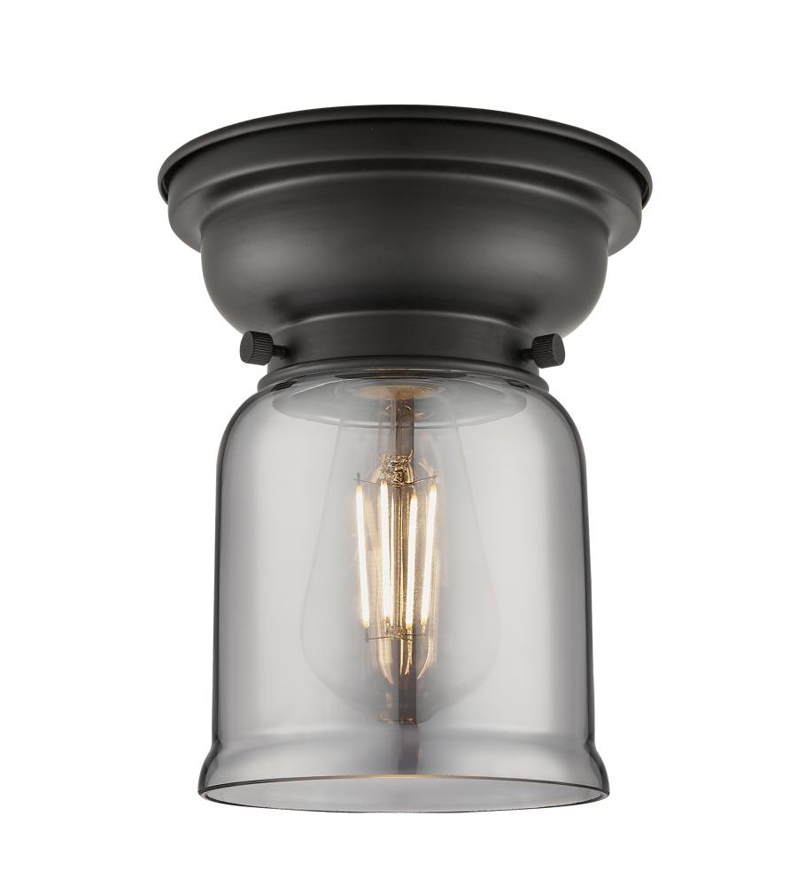 Bell - 1 Light - 6 inch - Matte Black - Flush Mount
