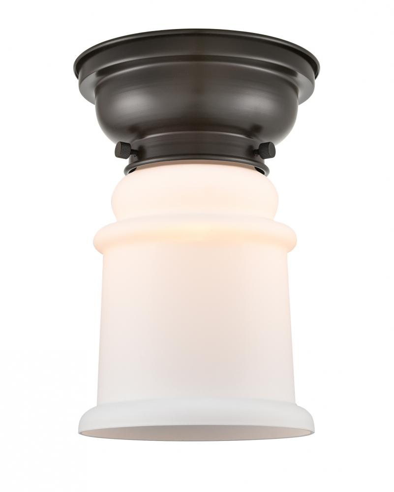 Canton - 1 Light - 6 inch - Oil Rubbed Bronze - Flush Mount