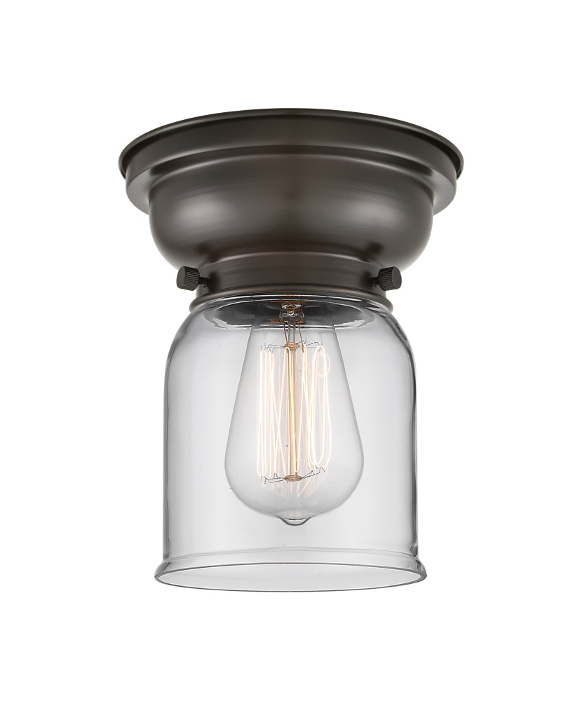 Bell - 1 Light - 6 inch - Oil Rubbed Bronze - Flush Mount