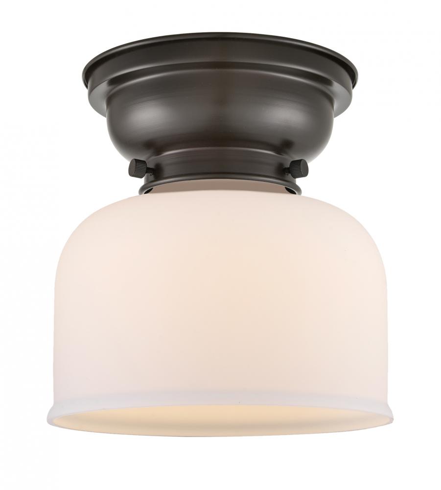 Bell - 1 Light - 8 inch - Oil Rubbed Bronze - Flush Mount