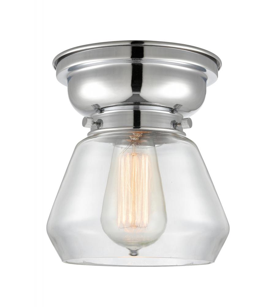 Fulton - 1 Light - 7 inch - Polished Chrome - Flush Mount