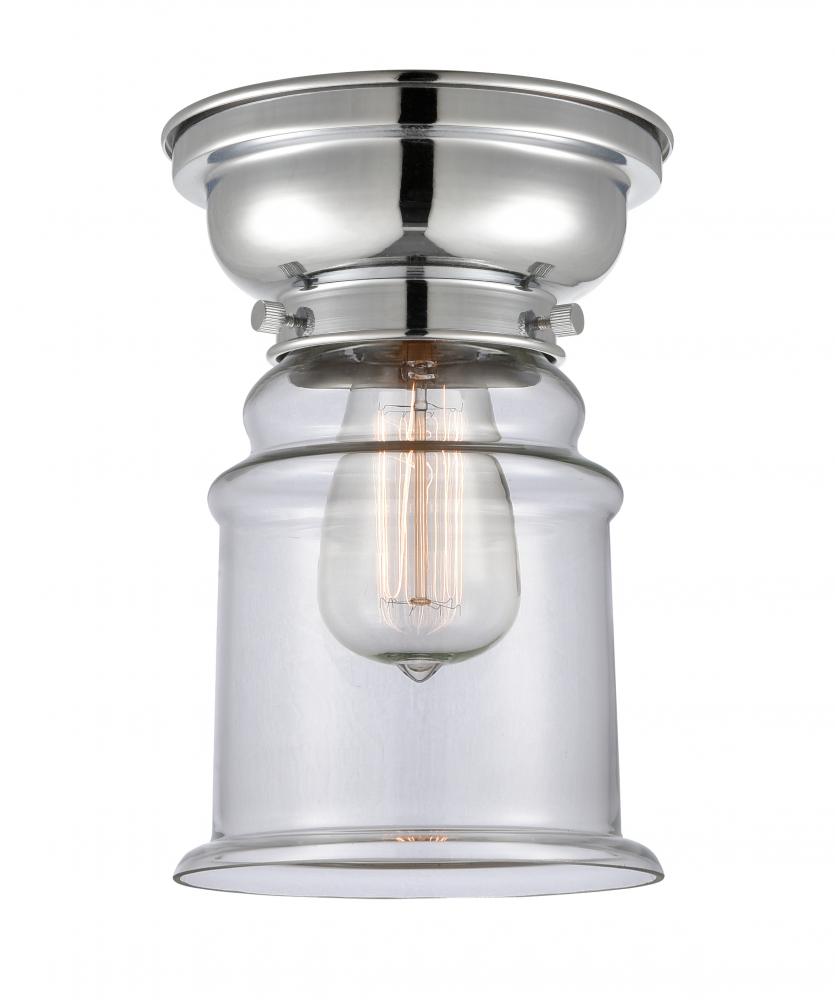Canton - 1 Light - 6 inch - Polished Chrome - Flush Mount