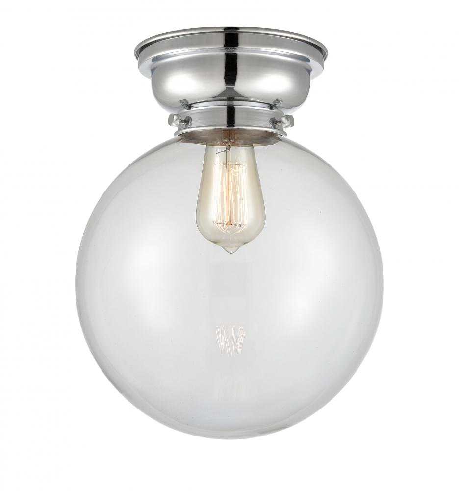 Beacon - 1 Light - 10 inch - Polished Chrome - Flush Mount