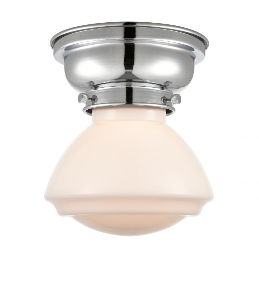Olean - 1 Light - 7 inch - Polished Chrome - Flush Mount