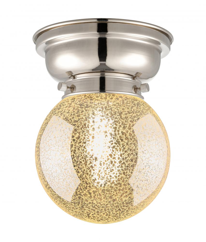 Beacon - 1 Light - 6 inch - Polished Nickel - Flush Mount