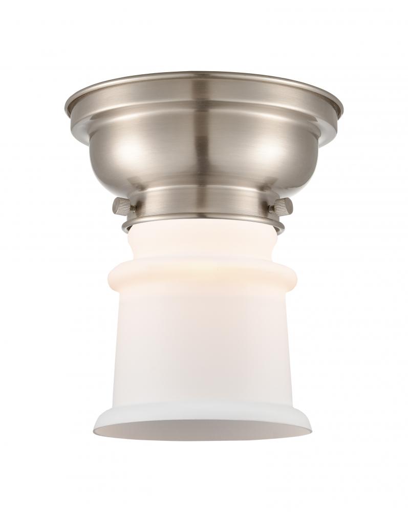 Canton - 1 Light - 6 inch - Brushed Satin Nickel - Flush Mount