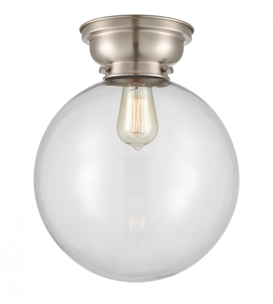 Beacon - 1 Light - 12 inch - Brushed Satin Nickel - Flush Mount