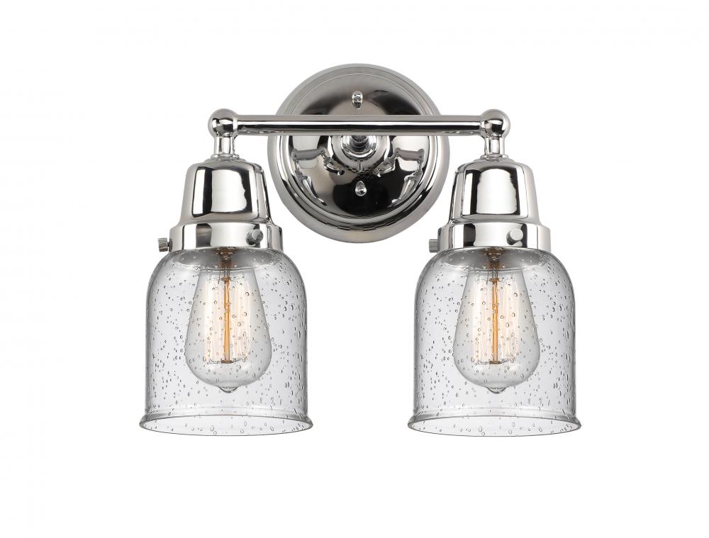 Bell - 2 Light - 13 inch - Polished Chrome - Bath Vanity Light