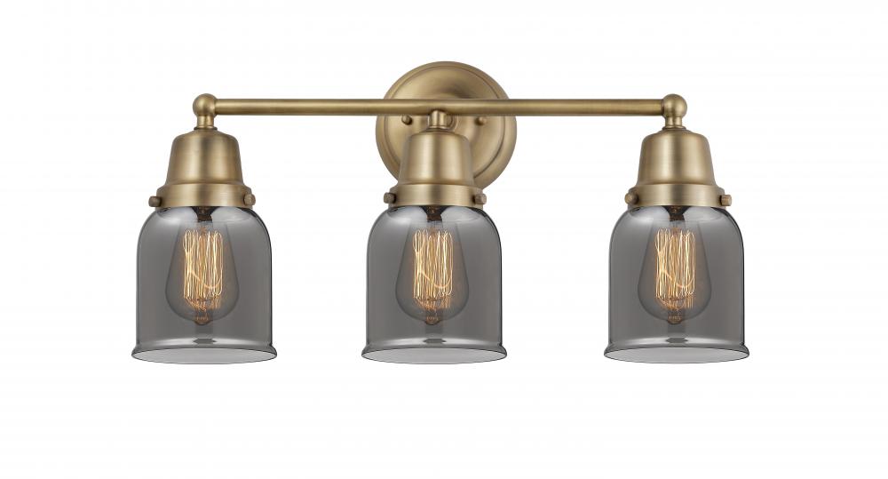 Bell - 3 Light - 21 inch - Brushed Brass - Bath Vanity Light