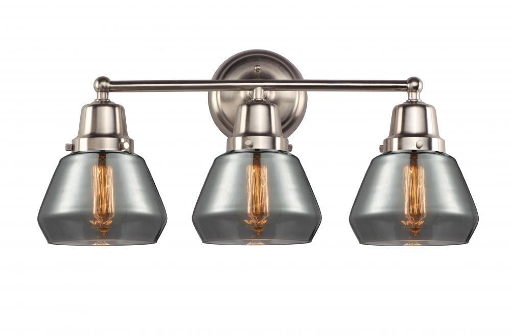 Fulton - 3 Light - 23 inch - Brushed Satin Nickel - Bath Vanity Light