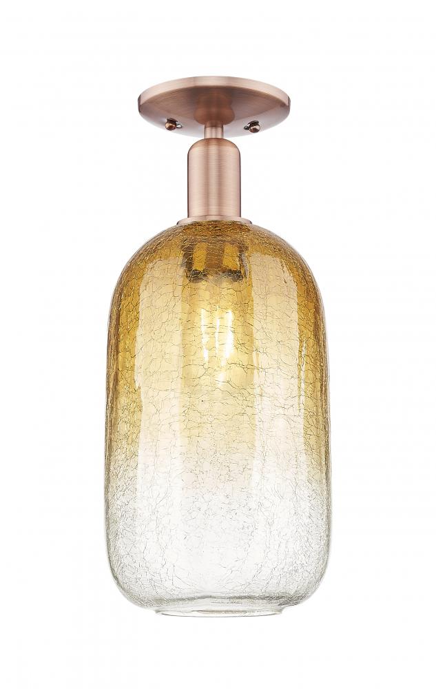 Brookhaven Cloche - 1 Light - 6 inch - Antique Copper - Semi-Flush Mount