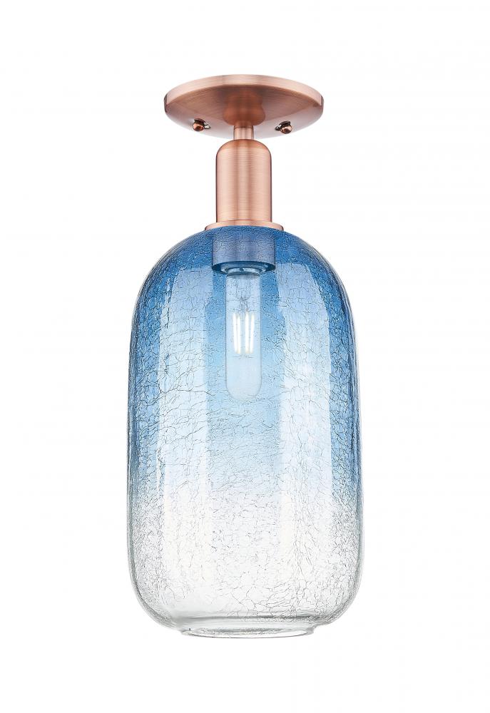 Brookhaven Cloche - 1 Light - 6 inch - Antique Copper - Semi-Flush Mount