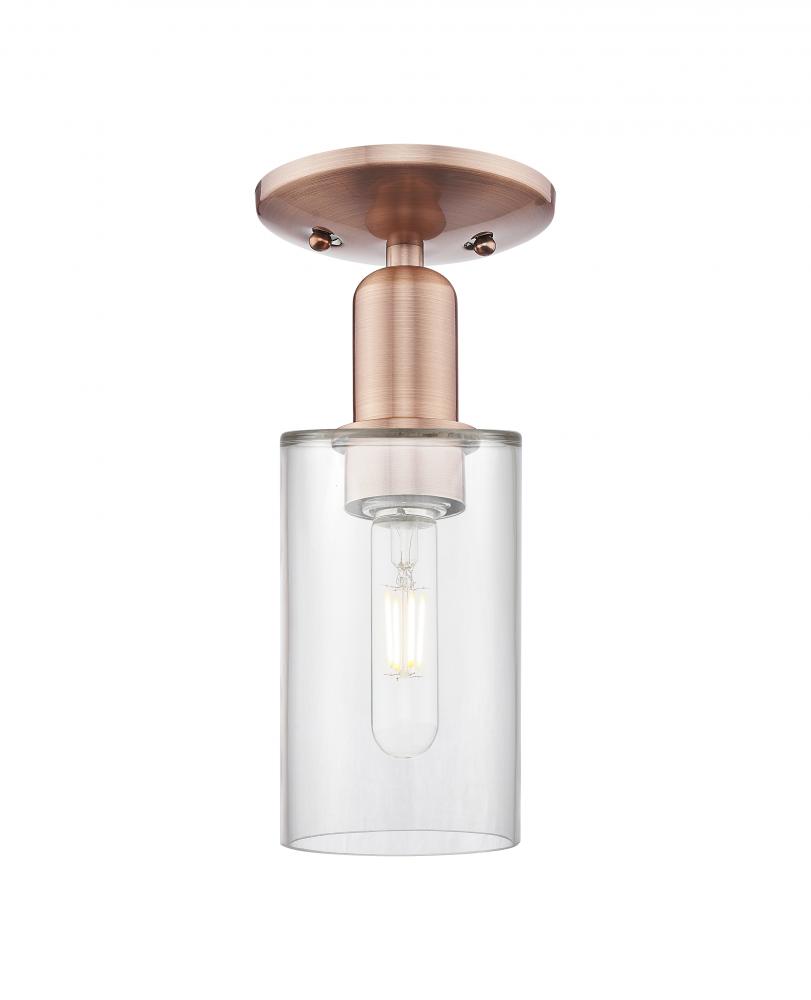 Clymer - 1 Light - 4 inch - Antique Copper - Semi-Flush Mount