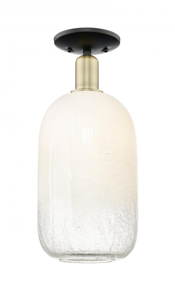 Brookhaven Cloche - 1 Light - 6 inch - Black Antique Brass - Semi-Flush Mount