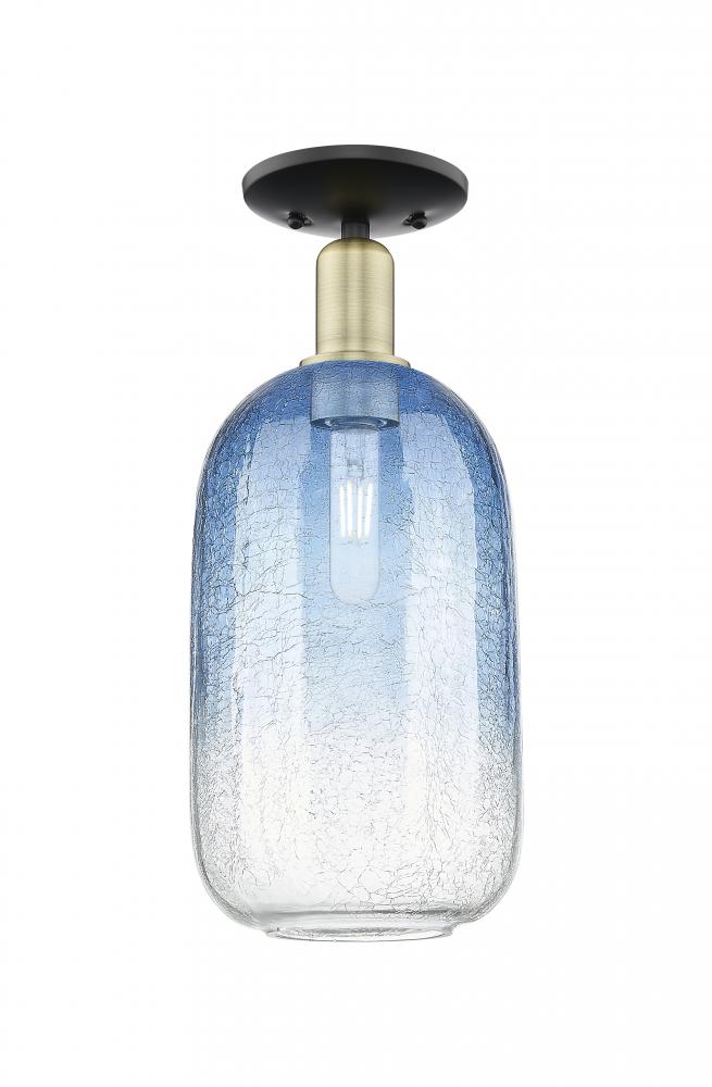 Brookhaven Cloche - 1 Light - 6 inch - Black Antique Brass - Semi-Flush Mount