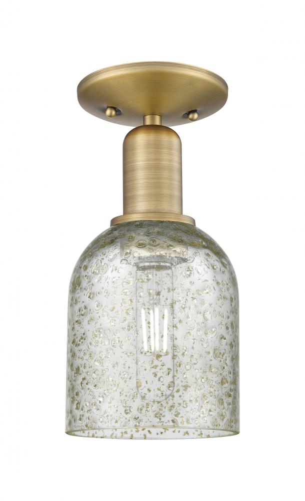 Caledonia - 1 Light - 5 inch - Brushed Brass - Semi-Flush Mount