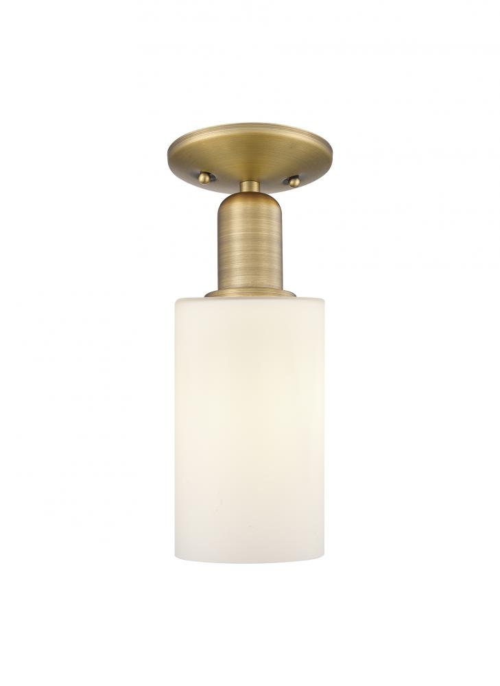 Clymer - 1 Light - 4 inch - Brushed Brass - Semi-Flush Mount