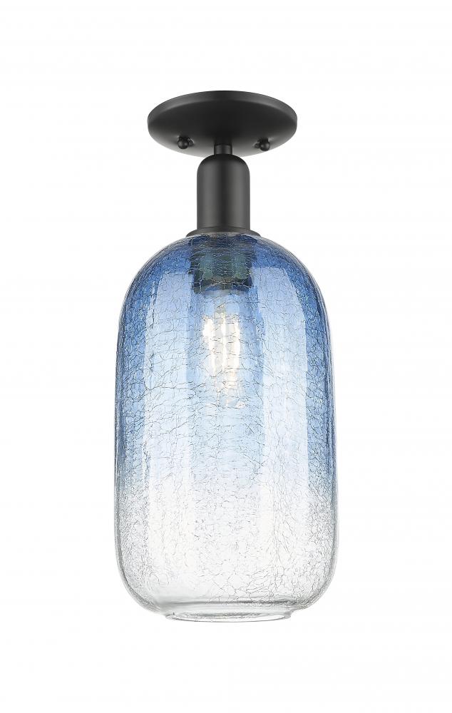 Brookhaven Cloche - 1 Light - 6 inch - Matte Black - Semi-Flush Mount