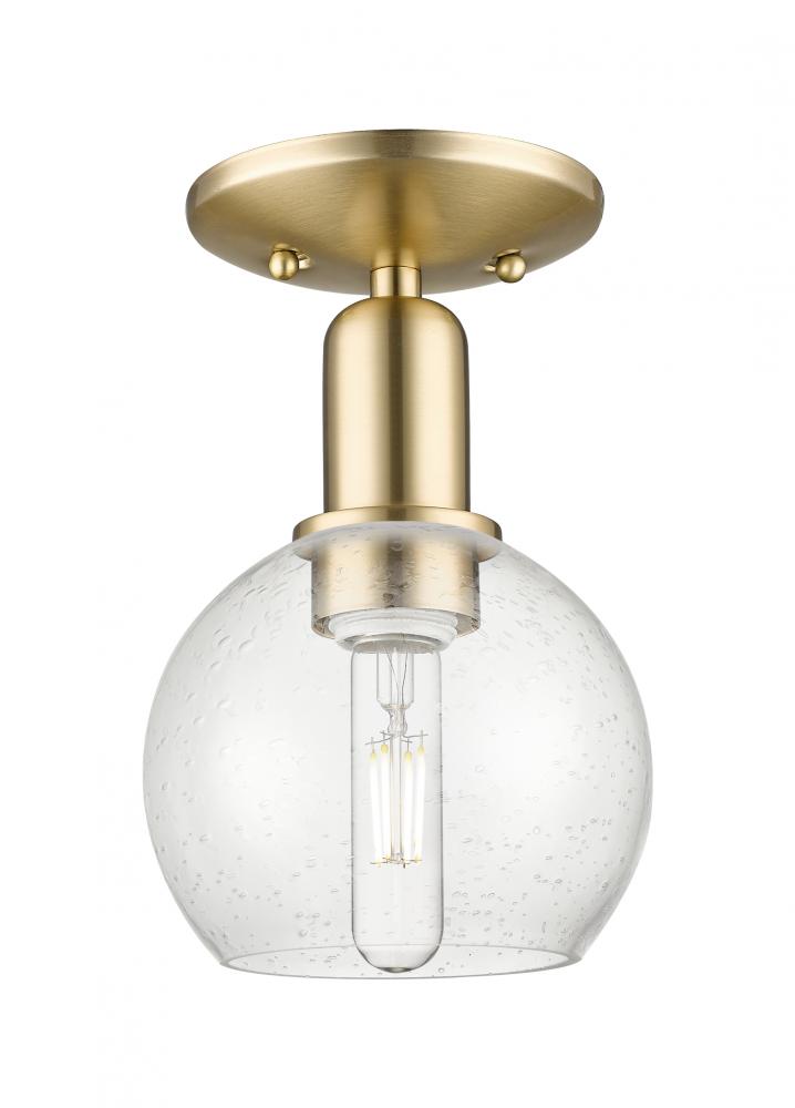 Athens - 1 Light - 6 inch - Champagne Bronze - Semi-Flush Mount