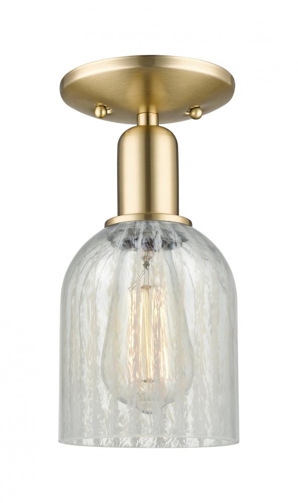 Caledonia - 1 Light - 5 inch - Champagne Bronze - Semi-Flush Mount