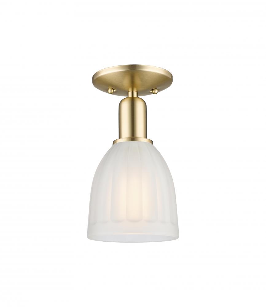 Brookfield - 1 Light - 6 inch - Champagne Bronze - Semi-Flush Mount