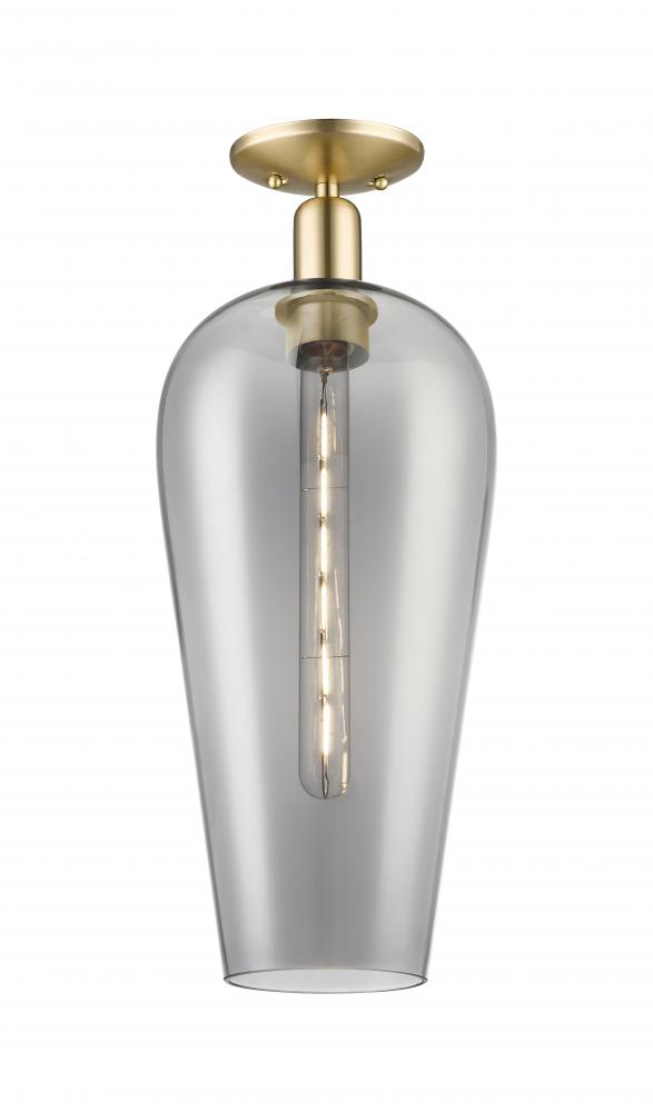 Chelsea - 1 Light - 6 inch - Champagne Bronze - Semi-Flush Mount