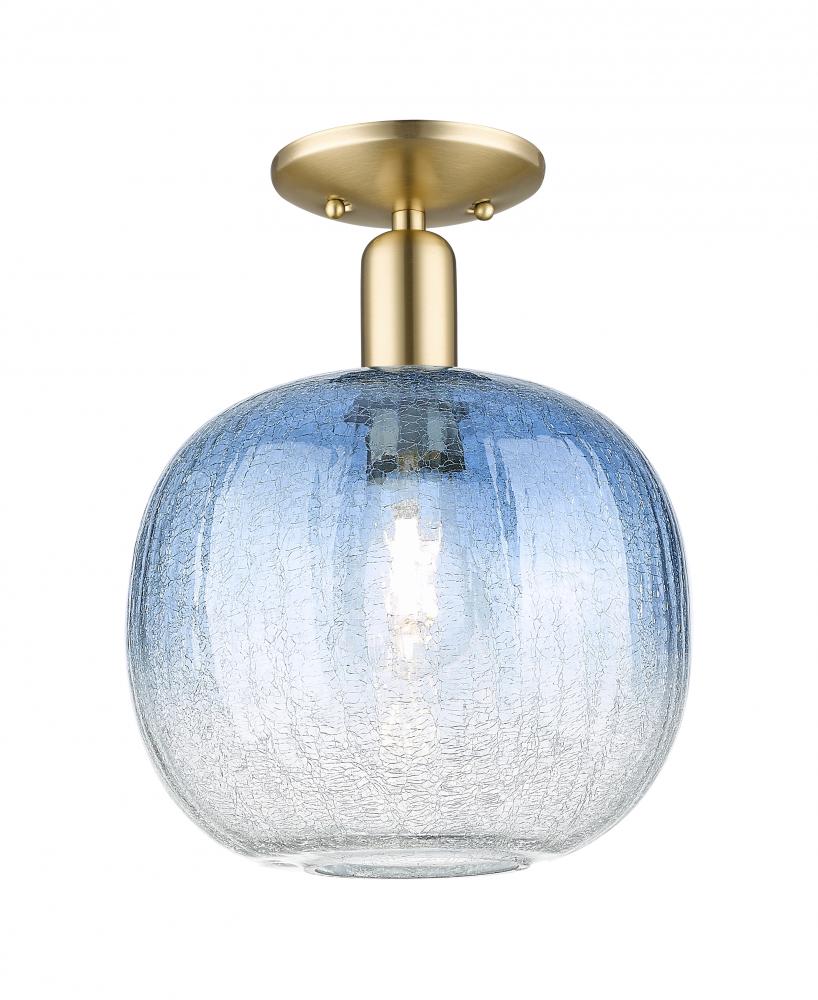 Brookhaven Sphere - 1 Light - 6 inch - Champagne Bronze - Semi-Flush Mount