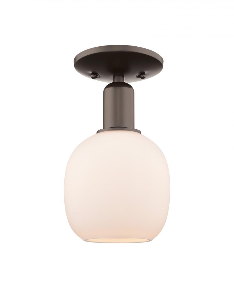 Belfast - 1 Light - 6 inch - Oil Rubbed Bronze - Semi-Flush Mount