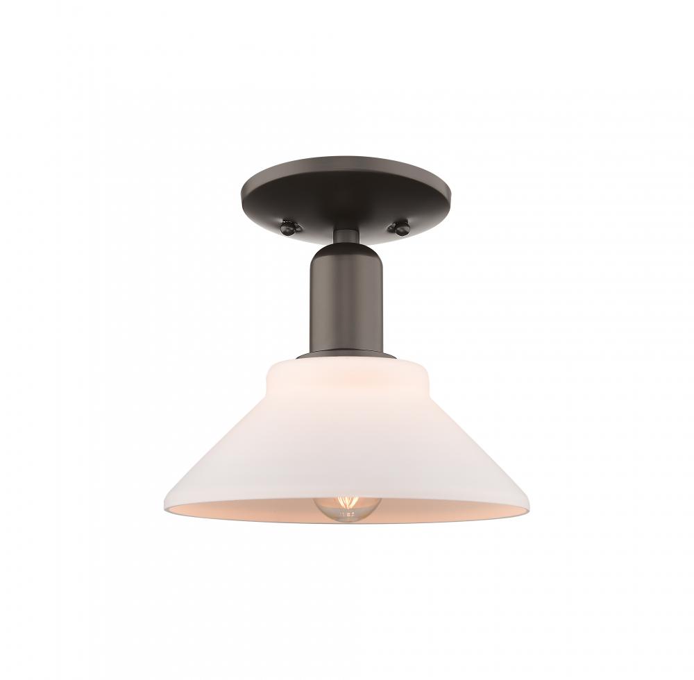 Orwell - 1 Light - 8 inch - Oil Rubbed Bronze - Semi-Flush Mount