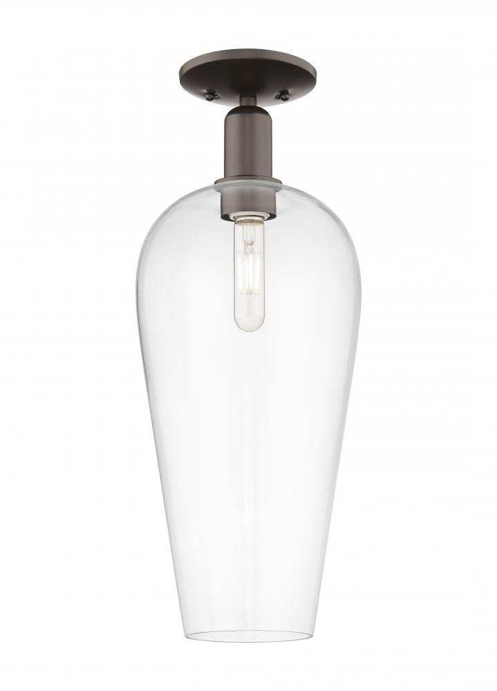 Chelsea - 1 Light - 6 inch - Oil Rubbed Bronze - Semi-Flush Mount