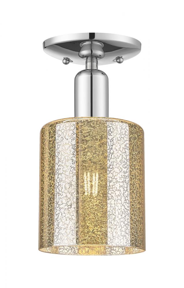 Cobbleskill - 1 Light - 5 inch - Polished Chrome - Semi-Flush Mount