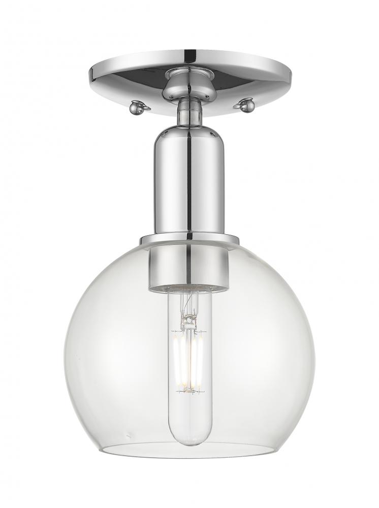 Athens - 1 Light - 6 inch - Polished Chrome - Semi-Flush Mount