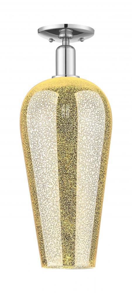 Chelsea - 1 Light - 6 inch - Polished Chrome - Semi-Flush Mount