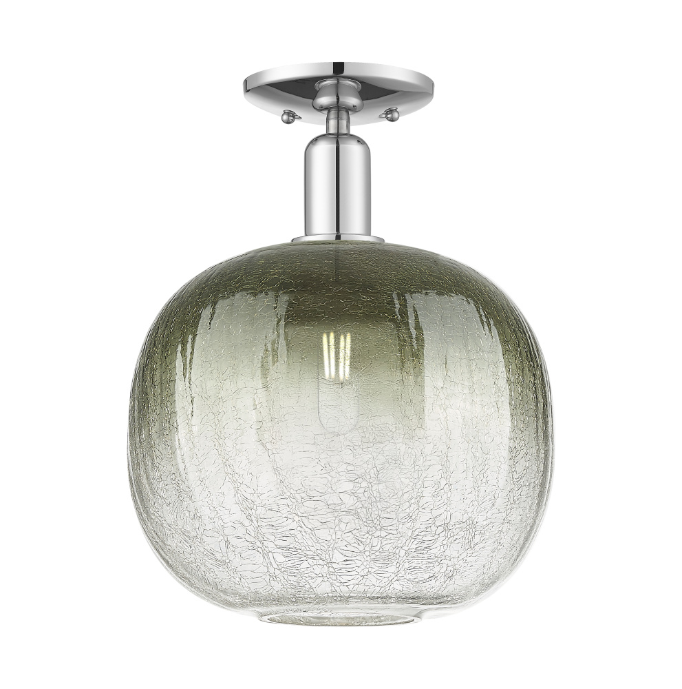 Brookhaven Sphere - 1 Light - 6 inch - Polished Chrome - Semi-Flush Mount