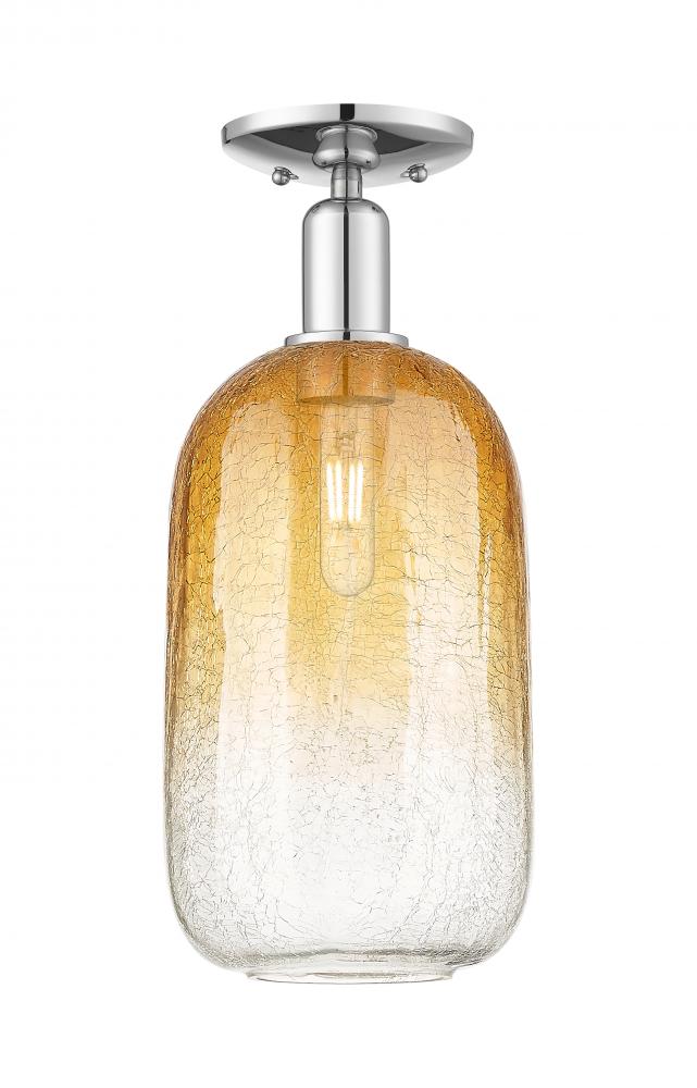 Brookhaven Cloche - 1 Light - 6 inch - Polished Chrome - Semi-Flush Mount