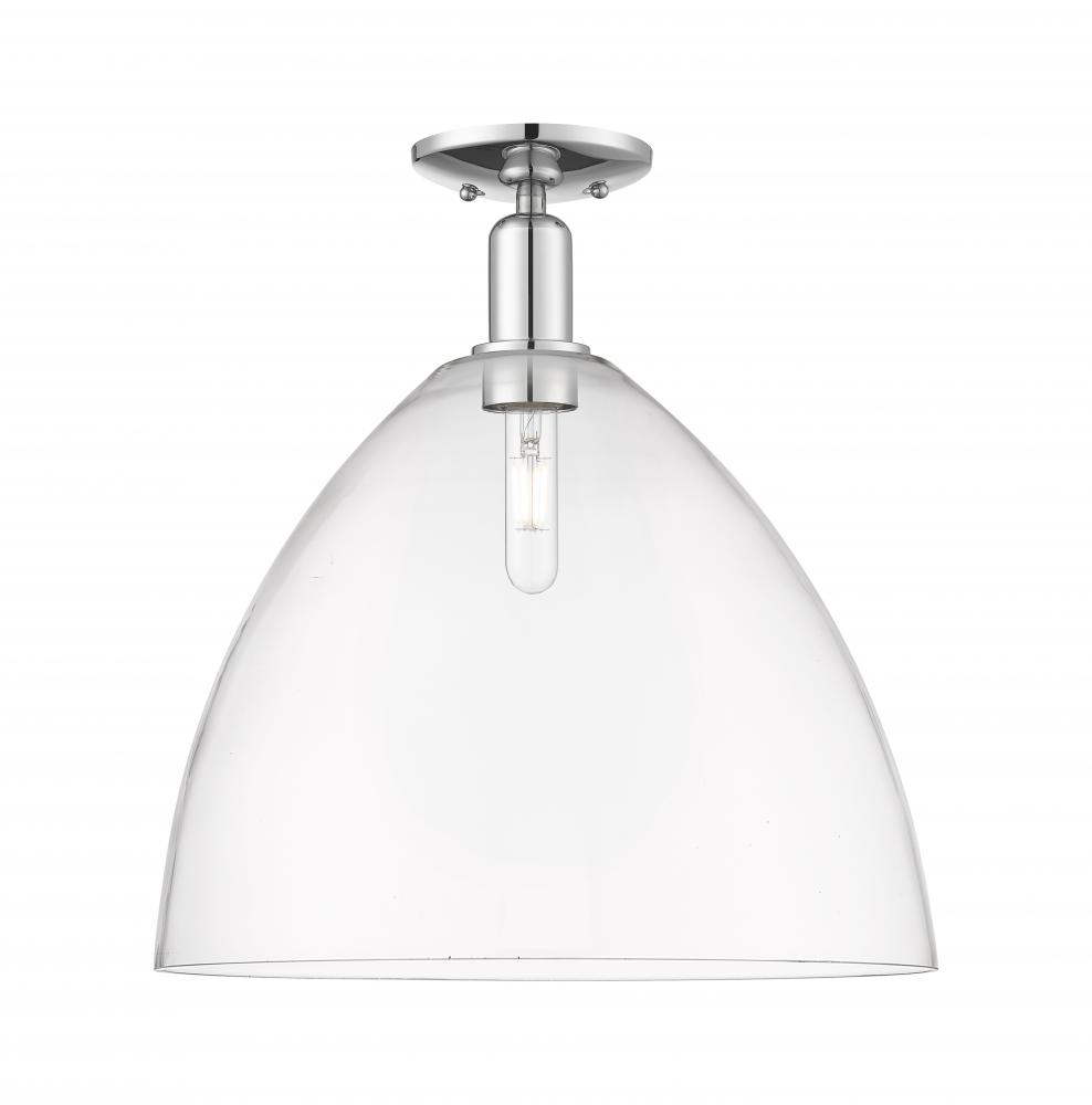 Bristol - 1 Light - 16 inch - Polished Chrome - Semi-Flush Mount