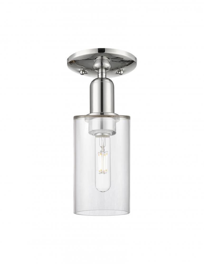 Clymer - 1 Light - 4 inch - Polished Nickel - Semi-Flush Mount