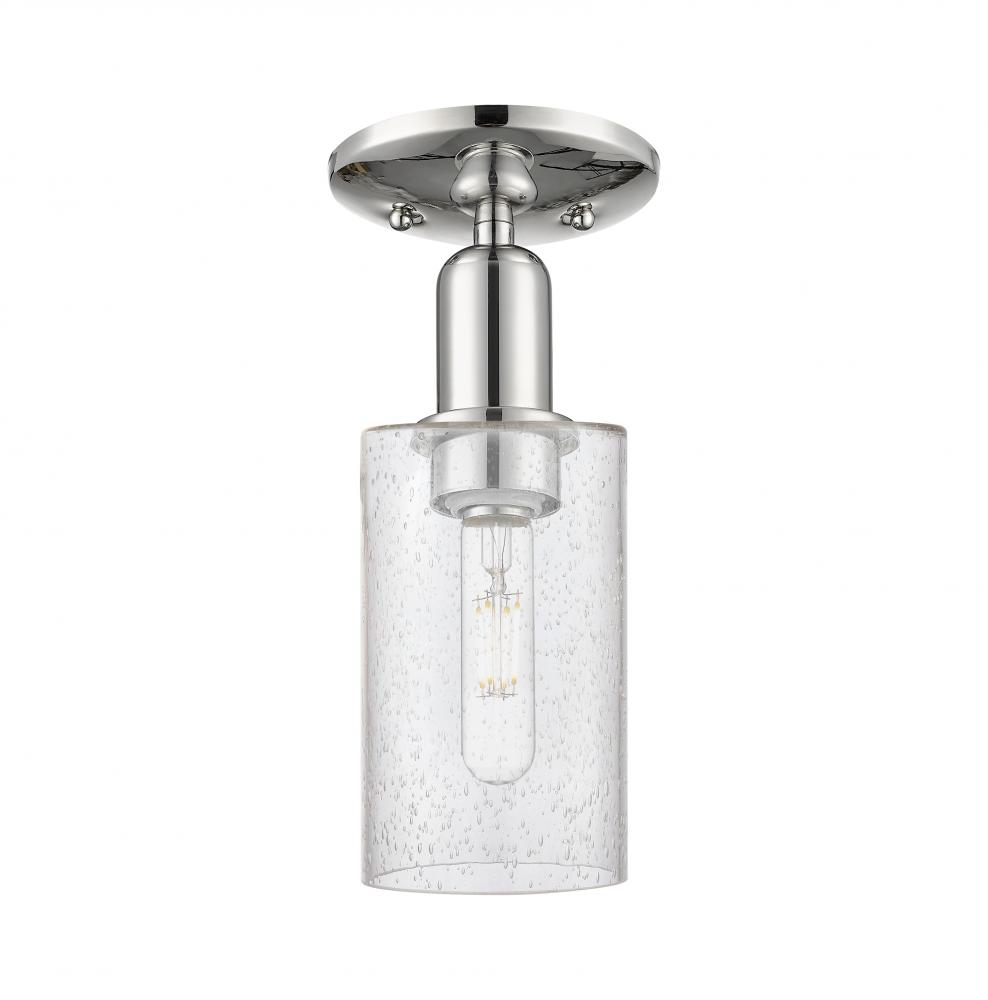 Clymer - 1 Light - 4 inch - Polished Nickel - Semi-Flush Mount