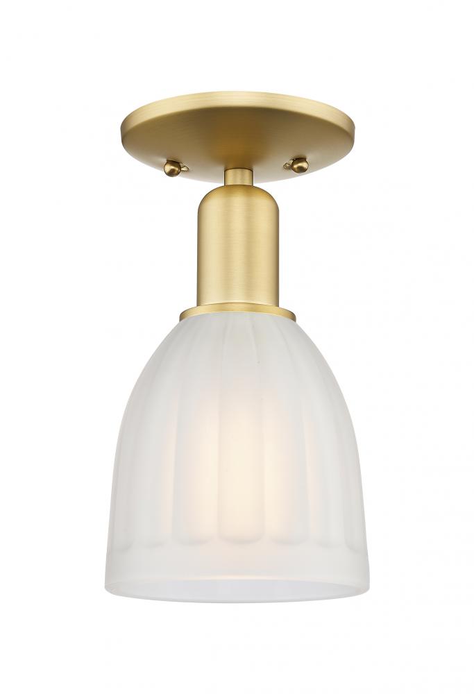 Brookfield - 1 Light - 6 inch - Satin Gold - Semi-Flush Mount