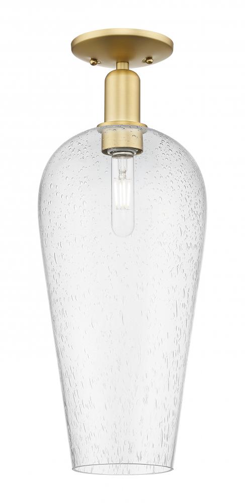 Chelsea - 1 Light - 6 inch - Satin Gold - Semi-Flush Mount