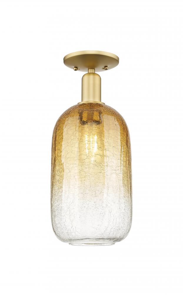 Brookhaven Cloche - 1 Light - 6 inch - Satin Gold - Semi-Flush Mount