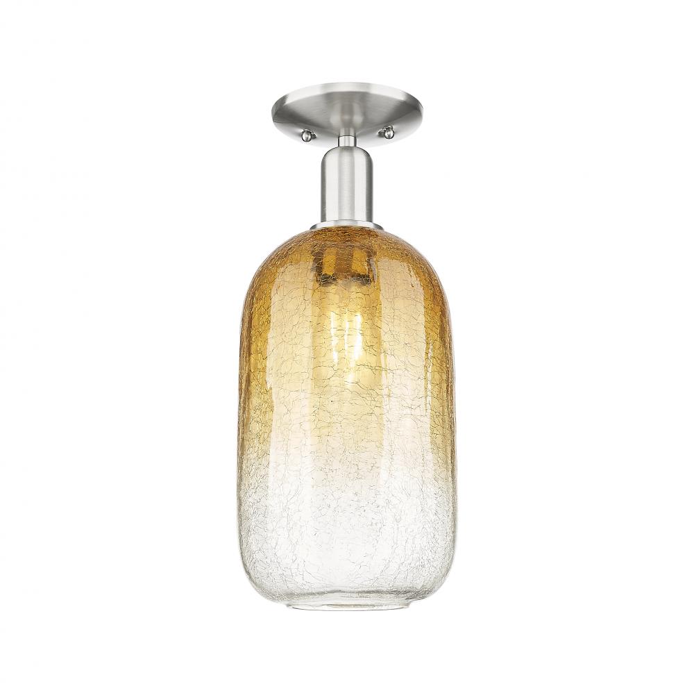 Brookhaven Cloche - 1 Light - 6 inch - Brushed Satin Nickel - Semi-Flush Mount