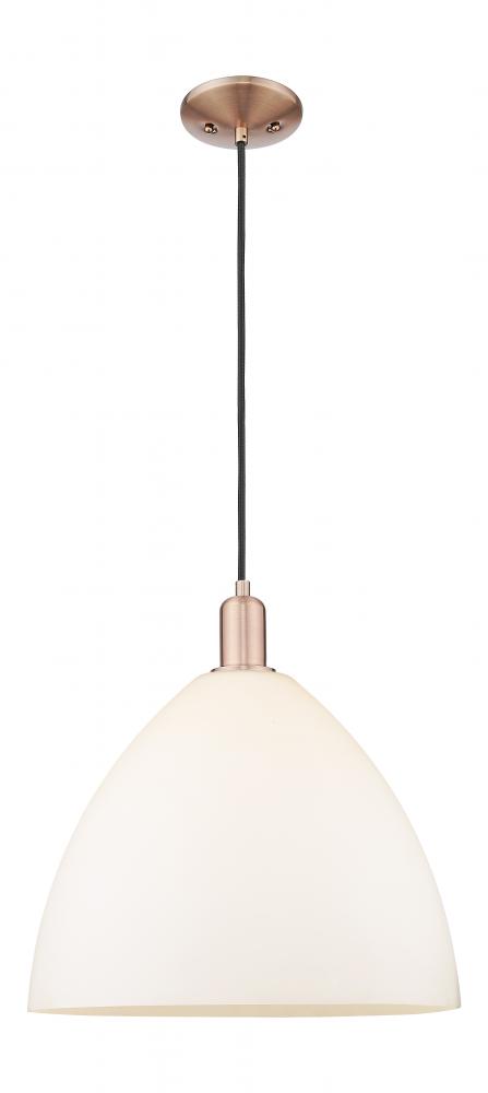 Bristol - 1 Light - 16 inch - Antique Copper - Cord hung - Mini Pendant