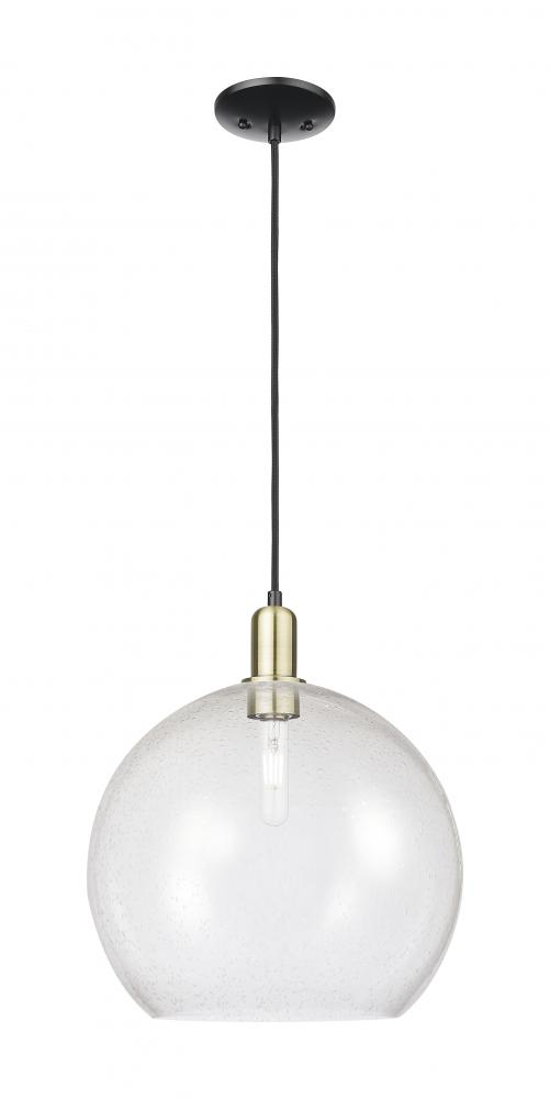 Athens - 1 Light - 14 inch - Black Antique Brass - Cord hung - Mini Pendant