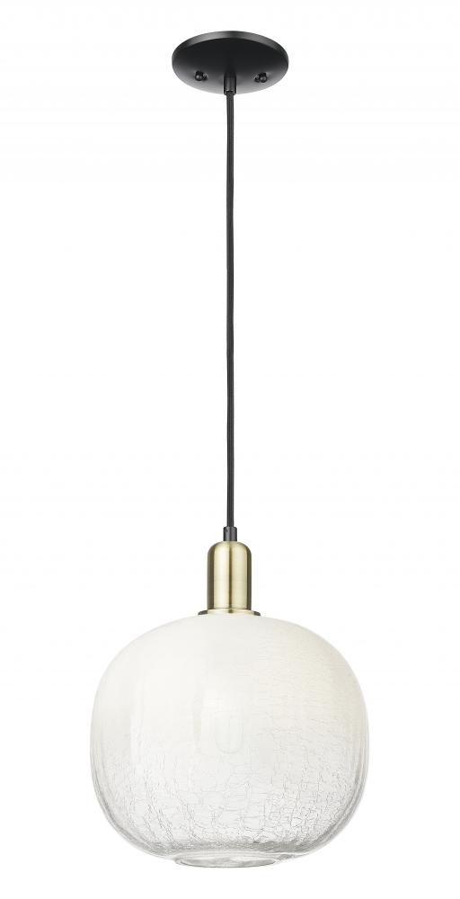 Brookhaven Sphere - 1 Light - 6 inch - Black Antique Brass - Cord hung - Mini Pendant