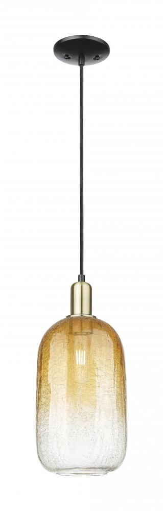 Brookhaven Cloche - 1 Light - 6 inch - Black Antique Brass - Cord hung - Mini Pendant