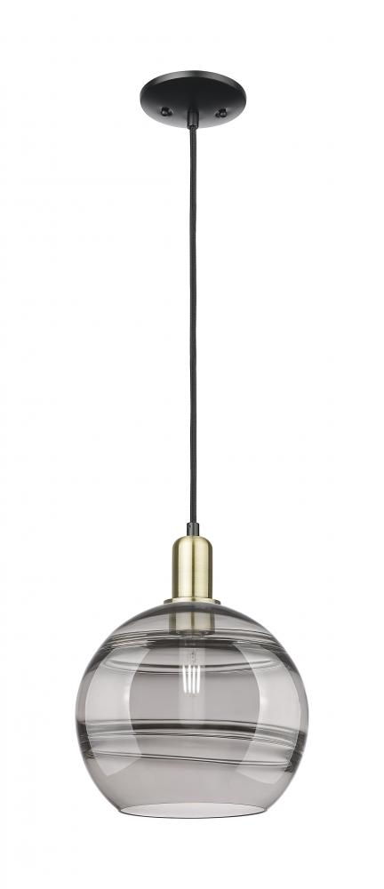 Rochester - 1 Light - 10 inch - Black Antique Brass - Cord hung - Mini Pendant